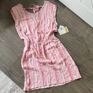 BeBop Pink Striped Dress